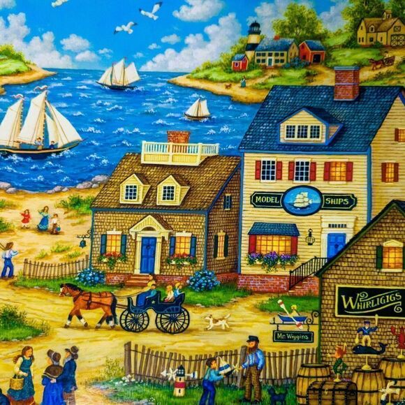 Ez Grip Mr Wiggins Whirligigs 1000 Piece Puzzle - Picture 1 of 7